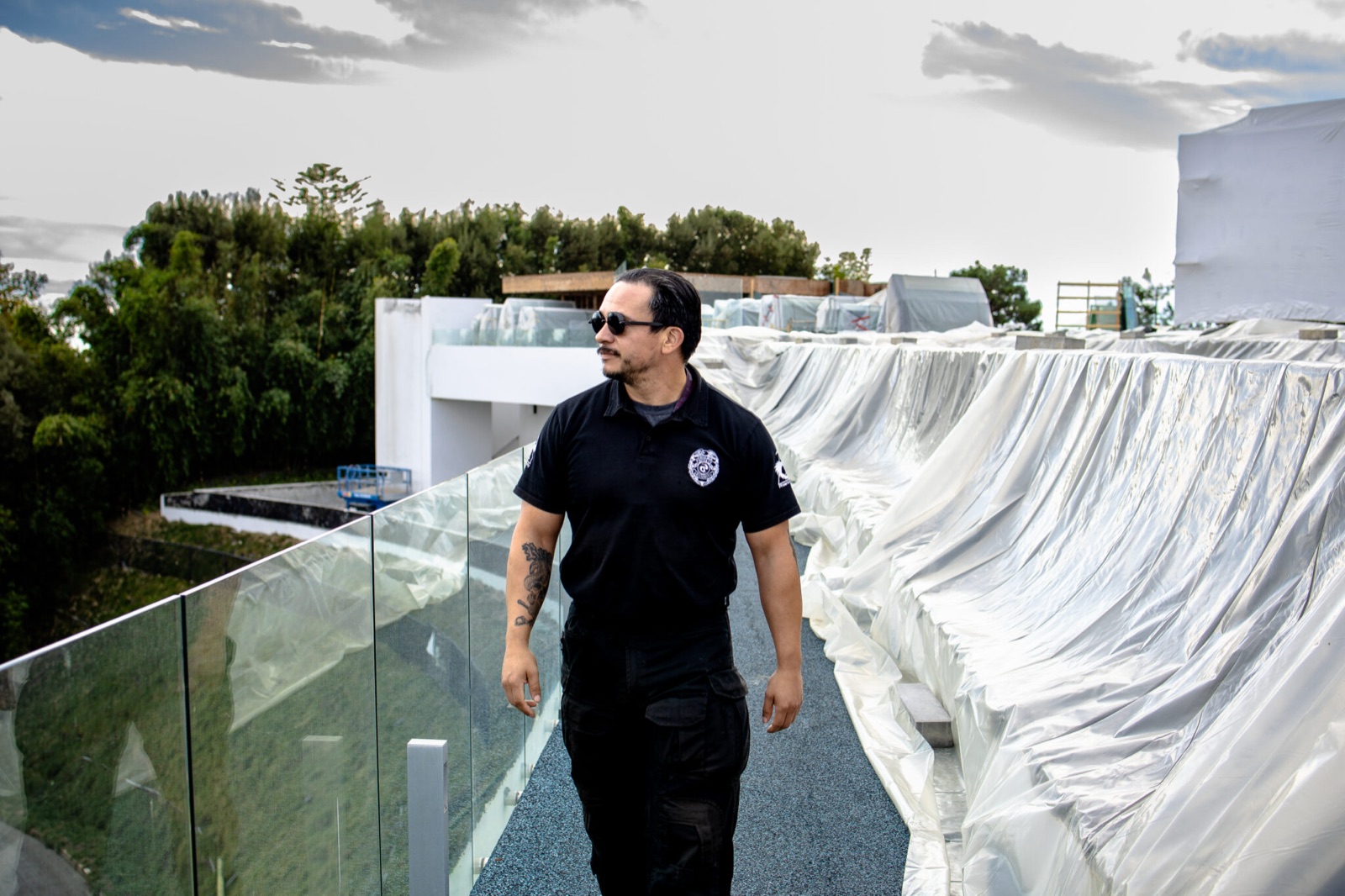 Valcor Security officer patrolling a private estate